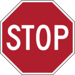 Picture of U.S. stop sign. 