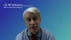 Screen shot of interview with Dr. Robert Molokie