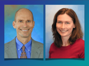 Side-by-side headshots of Dr. Greg Simon and Dr. Susan Shortreed