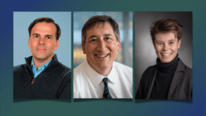 Headshots of Dr. Angelo Volandes, Dr. James Tulsky, and Sophia Zupanc