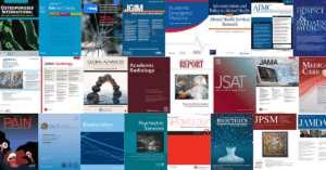 Mosaic of journal covers