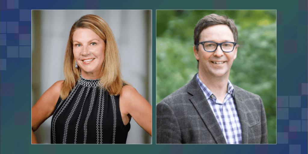 Headshots of Dr. Michele Balas and Dr. Eduard Vasilevskis