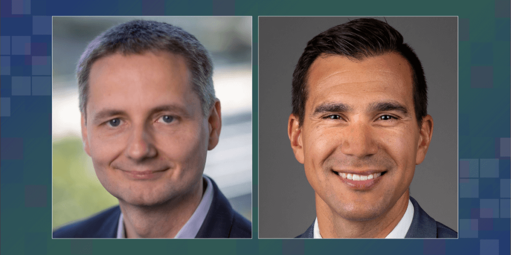 Headshots of Dr. Michael Pencina and Dr. Brian Anderson