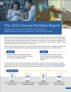 OS-PCORTF Annual Report screenshot