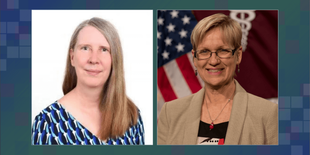 Headshots of Ardith Doorenbos and Diane Flynn