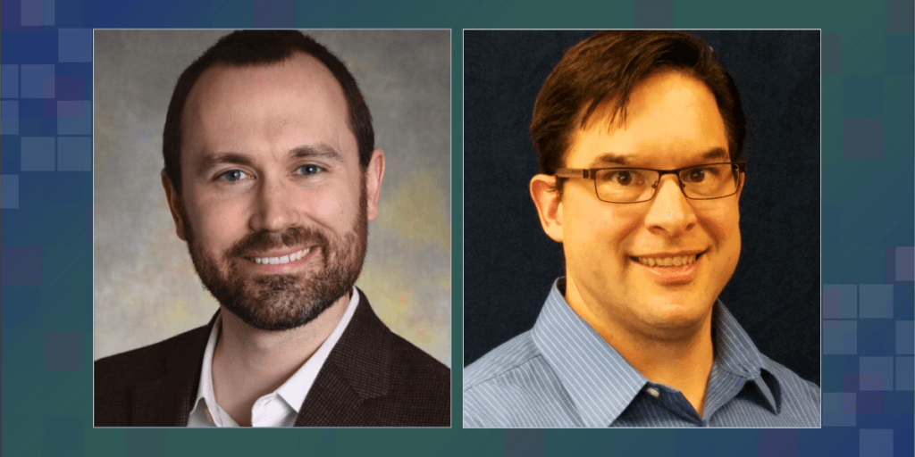 Headshots of Tyler Winkelman and David Johnson