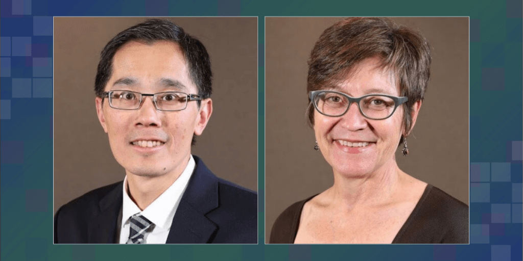 Headshots of Dr. Michael Ho and Dr. Sheana Bull