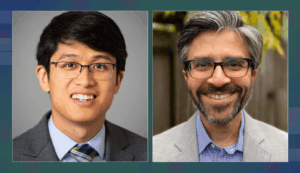 Headshots of Dr. Sebastian Tong and Dr. Kushang Patel