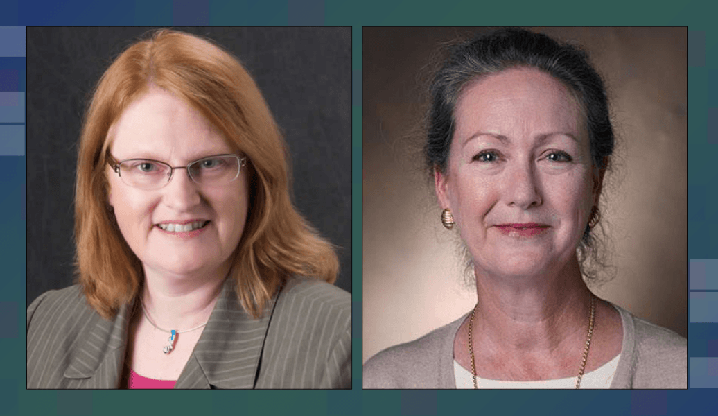 Headshots of Dr. Kathleen Sluka and Dr. Leslie Crofford
