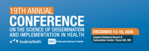 Banner for the 2026 AcademyHealth D&I Conference