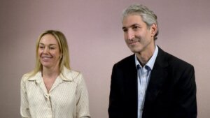 Video still from an interview with Dr. Emily O'Brien and Dr. David Chambers